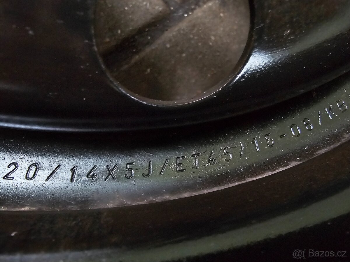 Plechové disky kola 14" 4x100 R14 5J Nissan Micra - 2