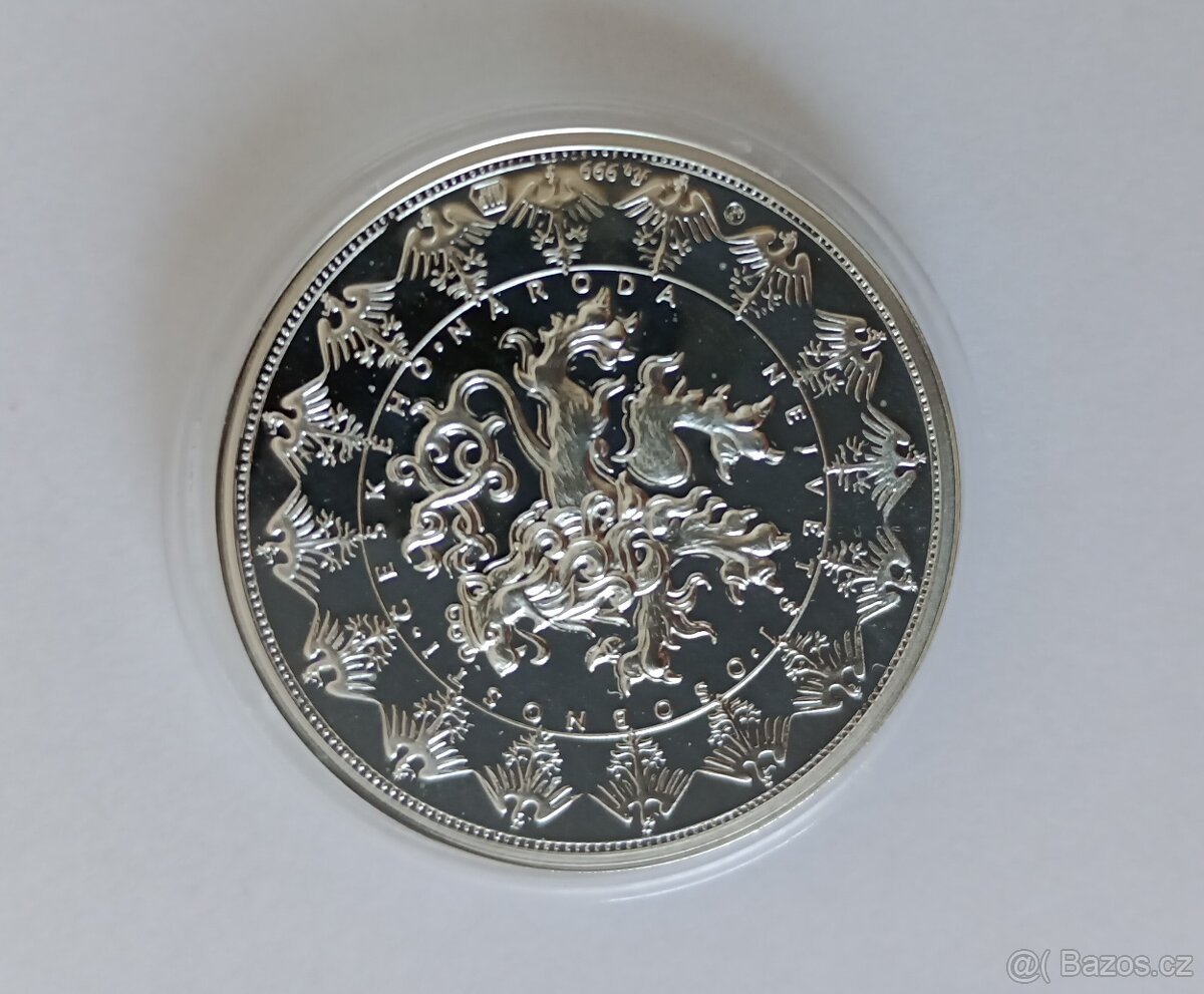 Stříbrná medaile Karel IV. - 2