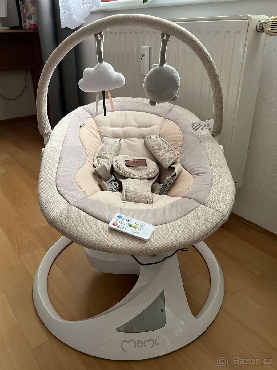 Lehátko MoMi Pearl béžové - 2