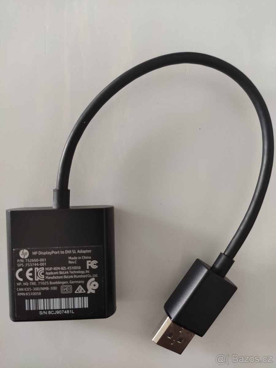 Redukce, Adaptér DisplayPort na DVI-D - 2