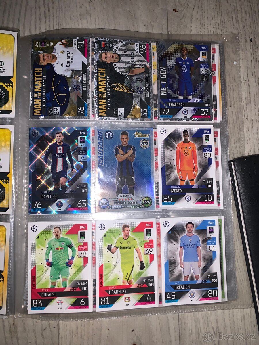 Fotbalové kartičky - 2