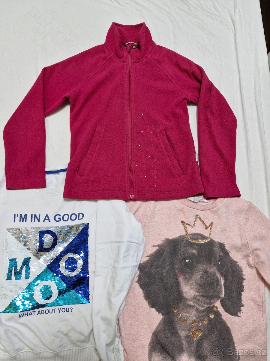 Komplet holka 134 + šaty Elsa&Anna - 2