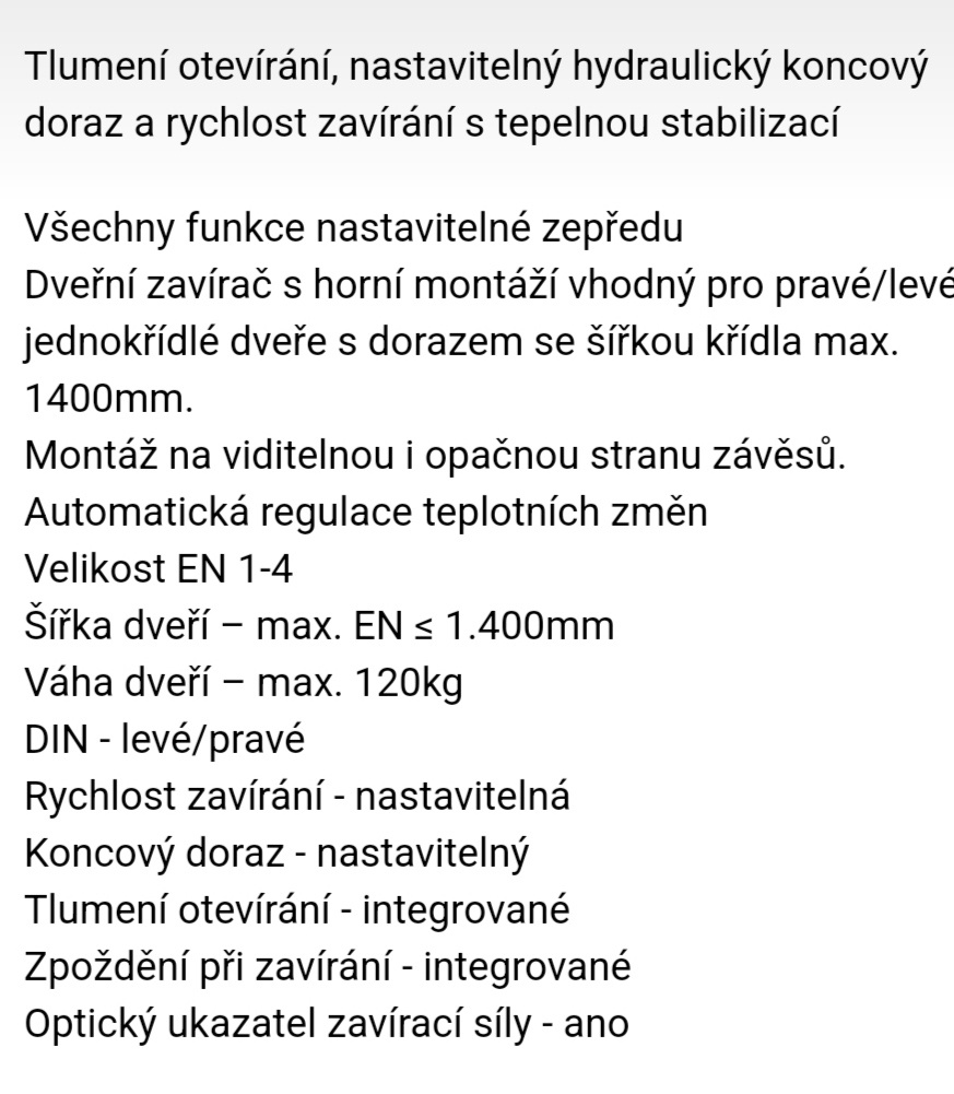 Prodám GEZE TS 5000 - 2