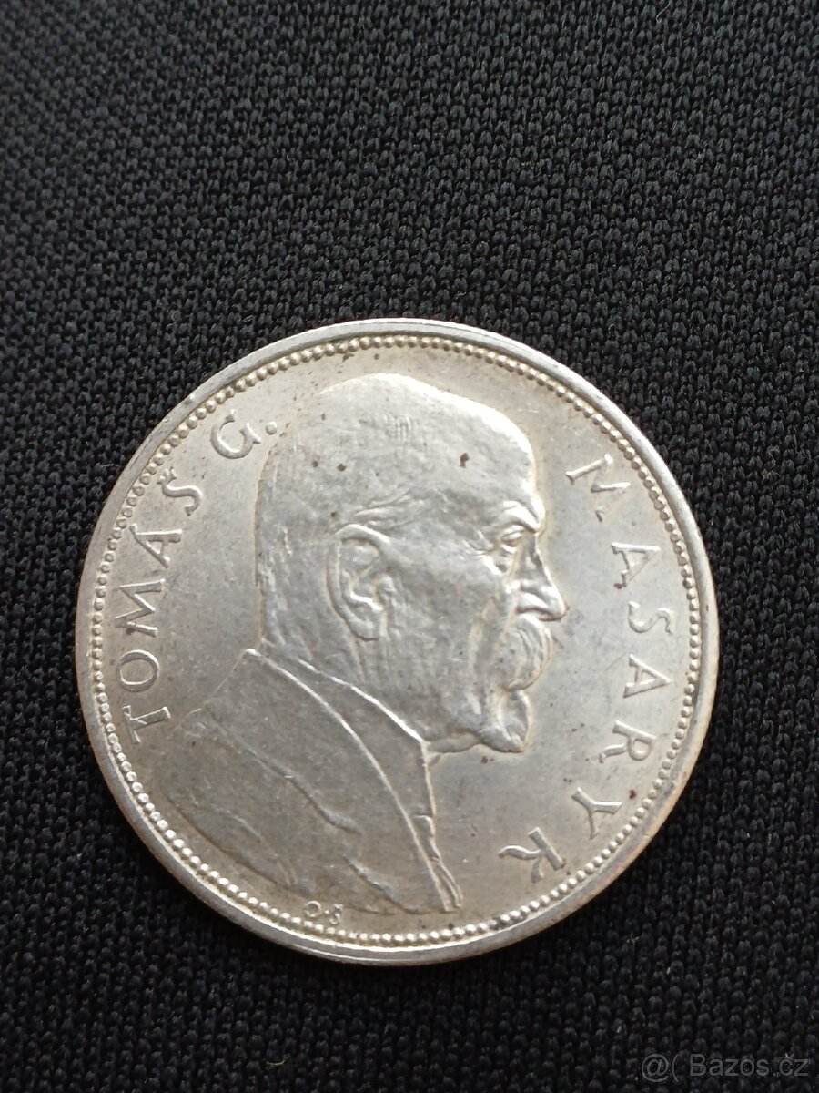 10 koruna 1928 T.G.Masaryk č.2 - 2