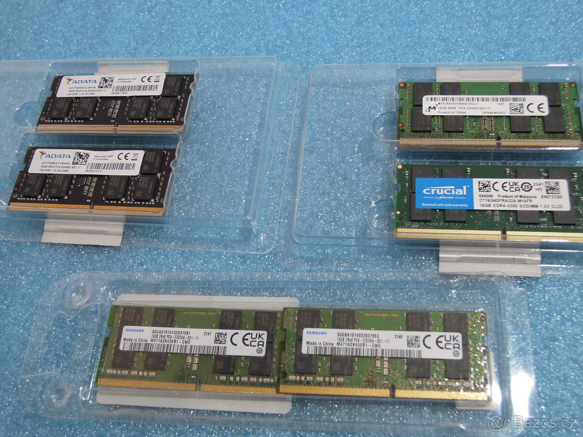 RAM paměť do notebooku 8GB/16/32 KIT PC4 DDR4 1.2V Samsung - 2