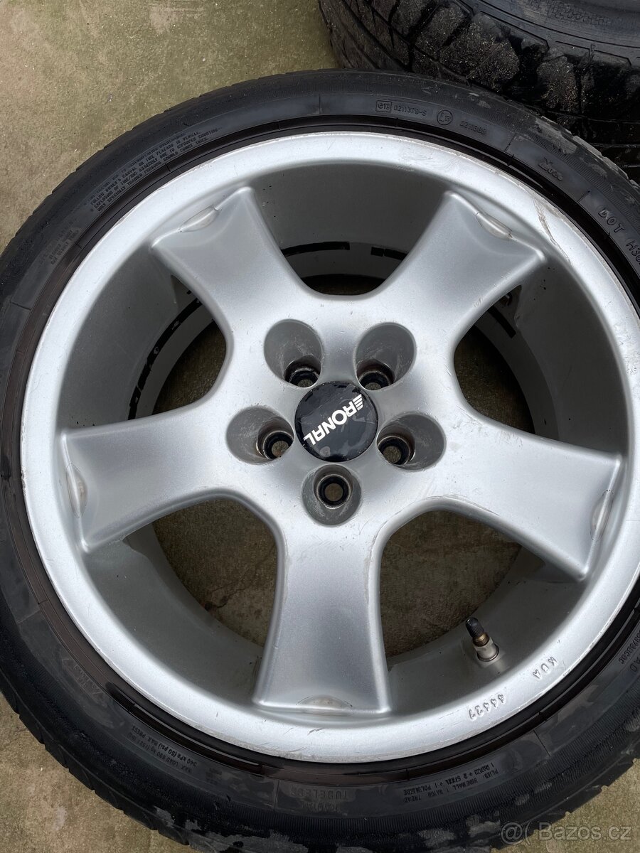 Prodám ALU kola RONAL 17" 225/47ZR 17 nová cena - 2