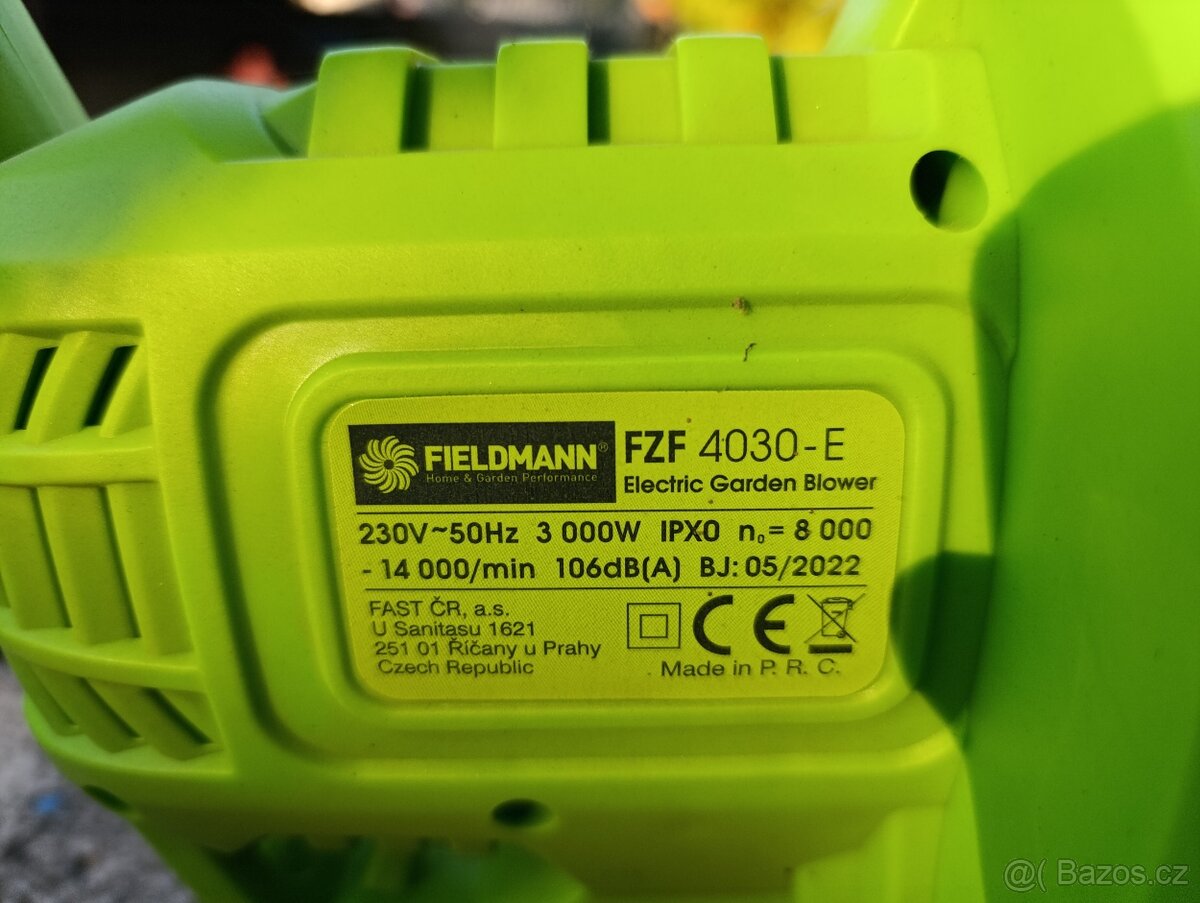 Foukačk a vysavač na listí Fieldmann - 2