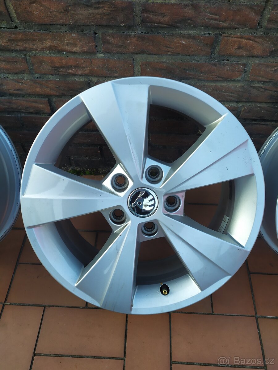 Alu kola 16 " orig Škoda 5x112 Octavia II,III, Superb - 2