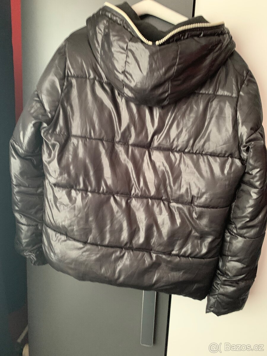 PÁNSKÁ ZIMNÍ ZNAČKOVÁ PROŠÍVANÁ BUNDA - 2