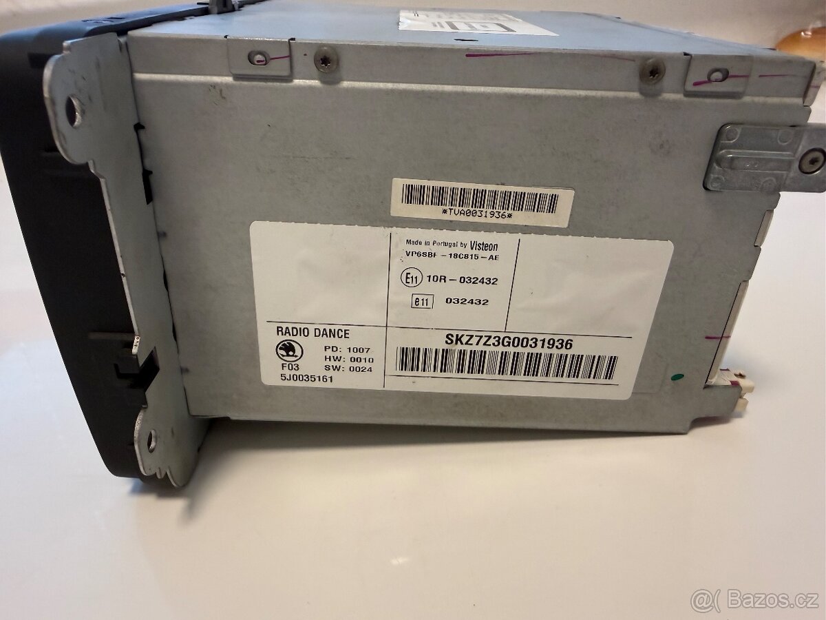 Rádio Dance Škoda Fabia 2 - 2