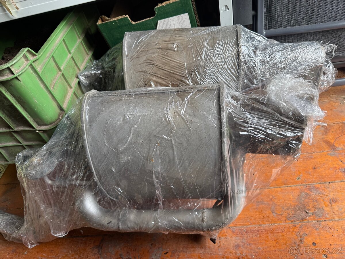 Tlumiče výfuků BMW X5 e53 s koncovkami - 2