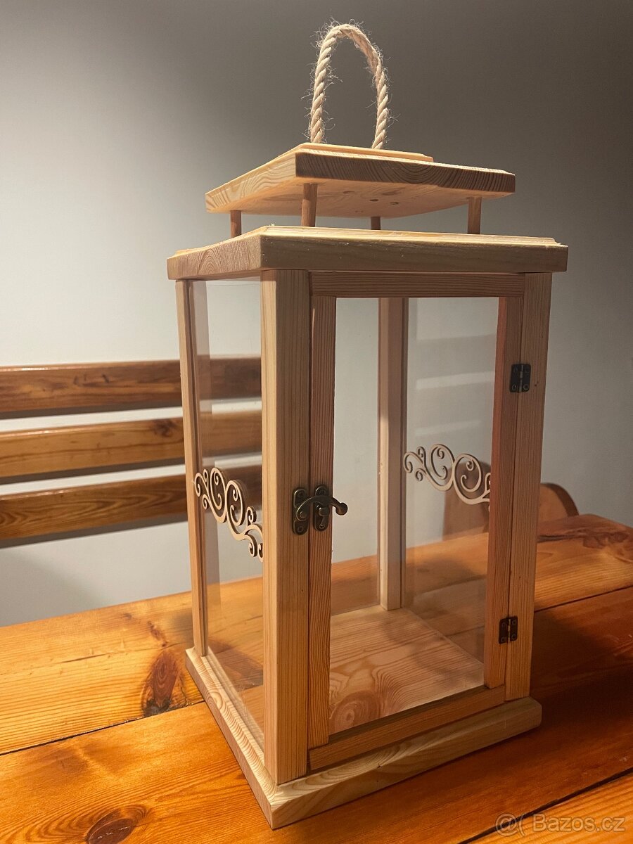 Dřevěná lucerna - 2
