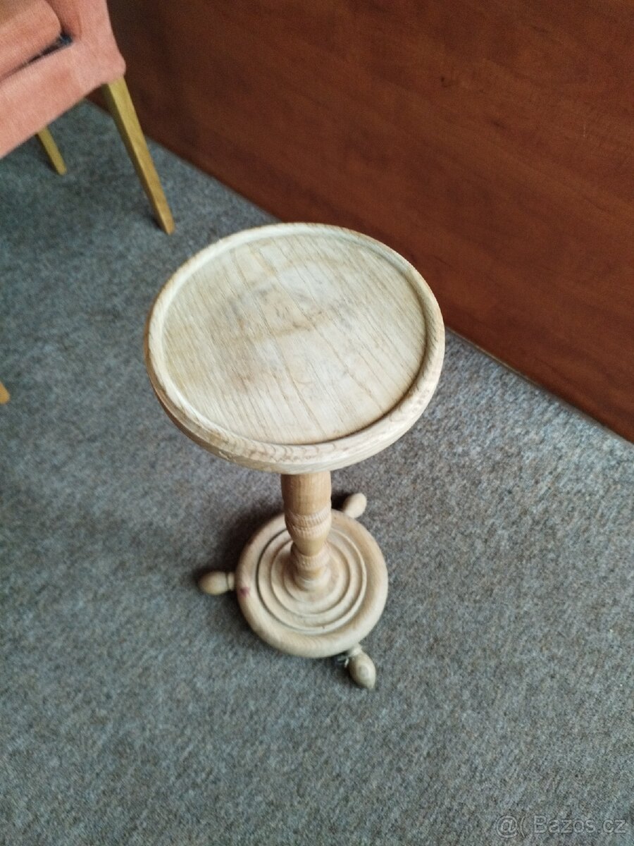 Stojan na květináč, dřevo - 2