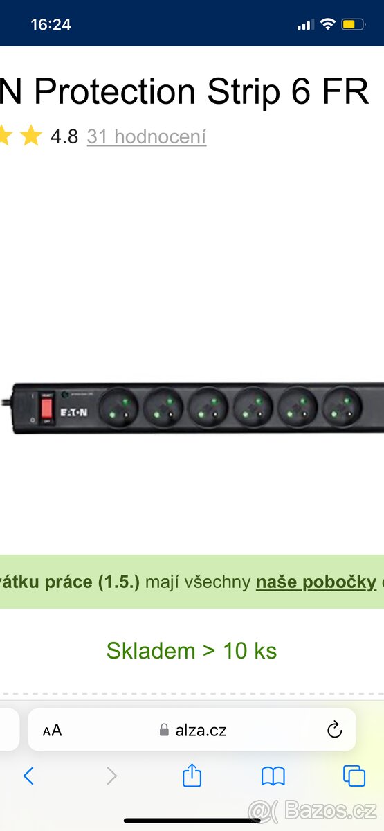 Prodlužovací kabel 2 ks nové - 2