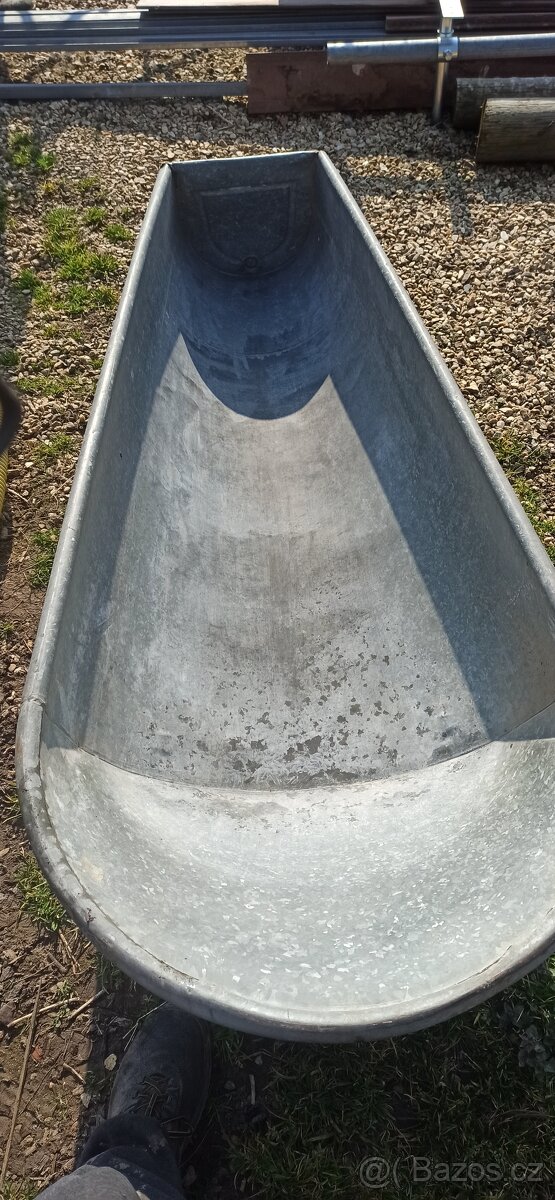 Prodám plechovou, pozinkovanou vaničku - 2