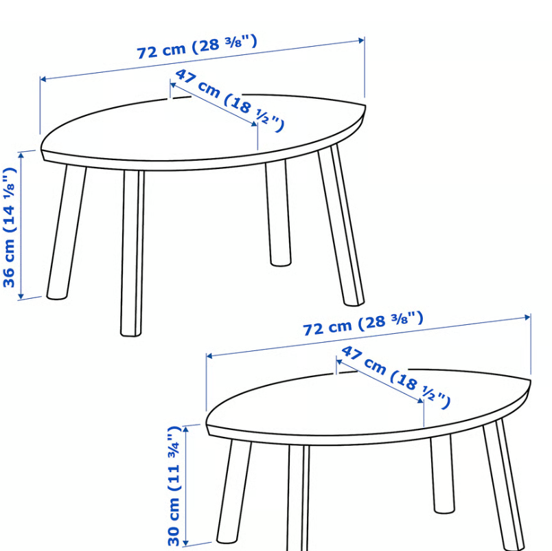 konferenční stolek IKEA - 2