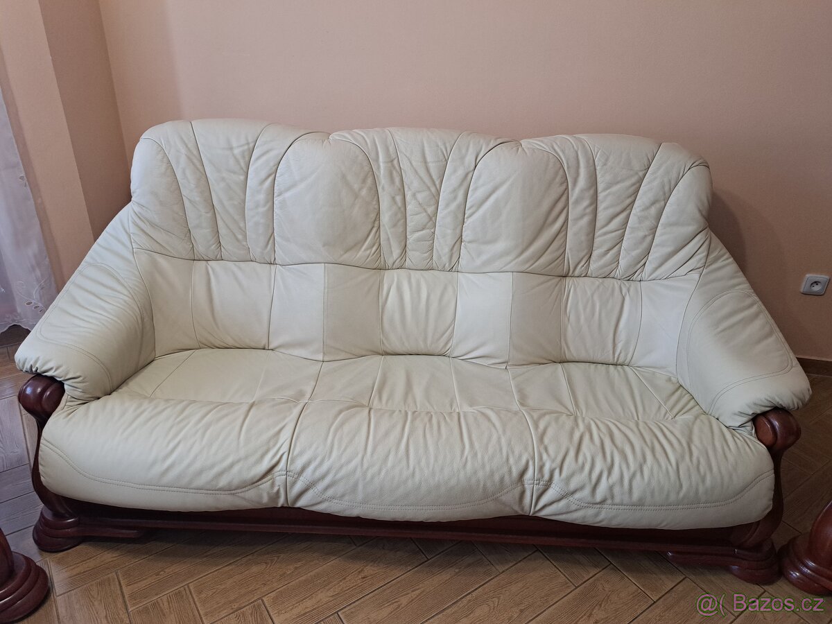 Kožená sedací souprava 3+1+1 - 2