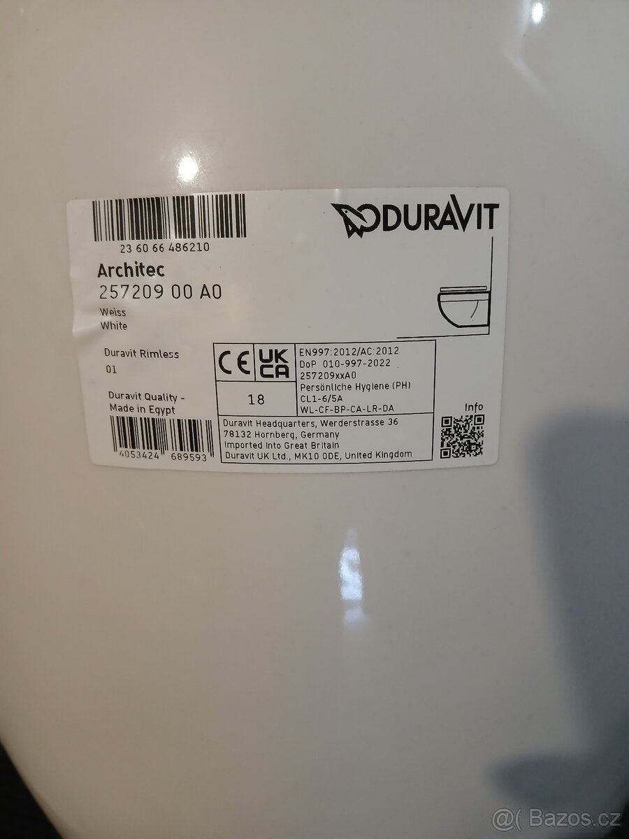 Nová toaletní misa Duravit - 2