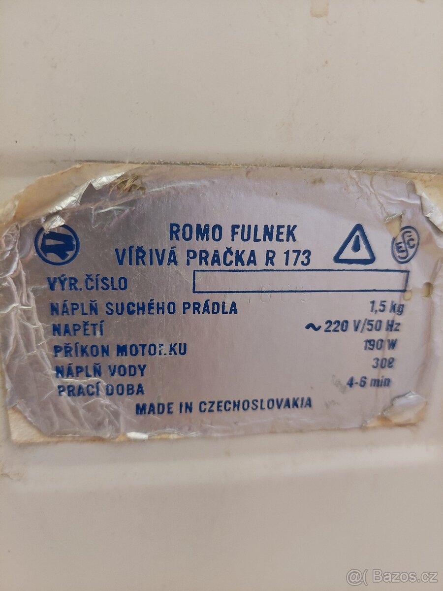 Retro pračka ROMO - 2