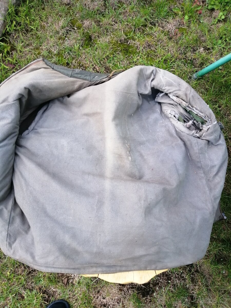 Kožená bunda na moto. - 2