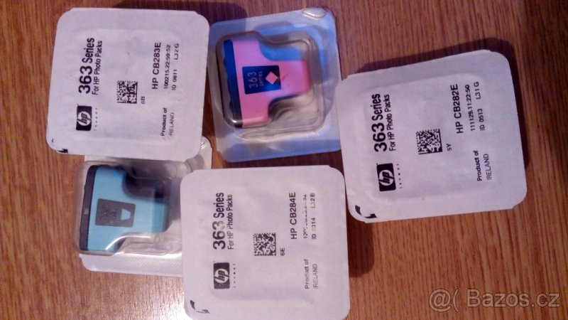 Nové náplně, cartridge HP, cena za vše - 2