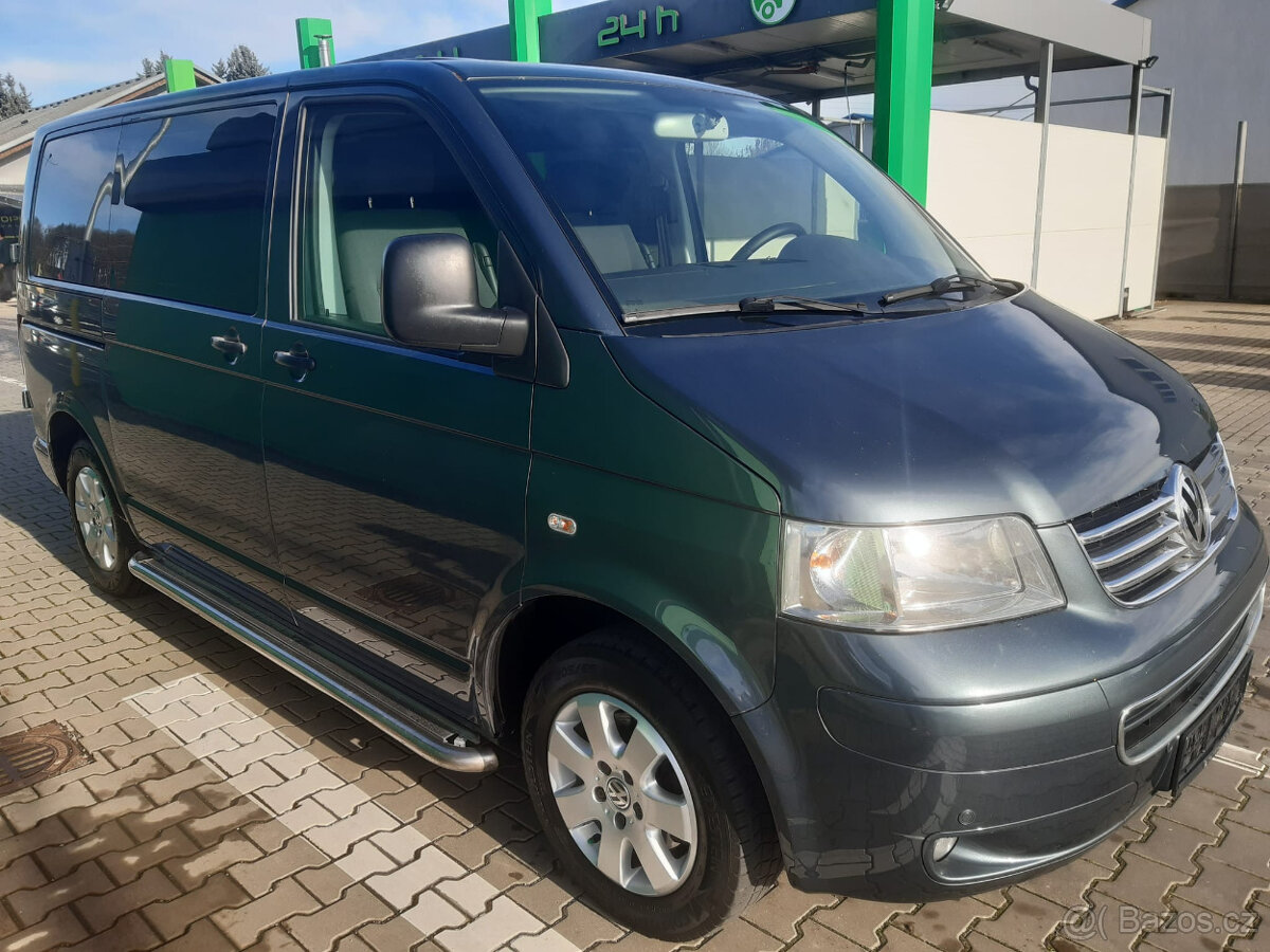 VW Transporter T5, 1,9tdi 75kw, r.v:2009, 5míst - 2