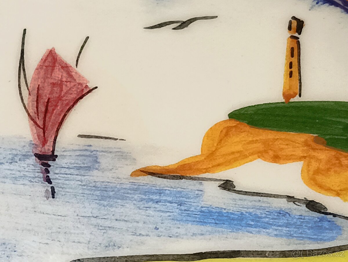 RUČNĚ MALOVANÁ DÓZA TESSIER FRANCIE - 2