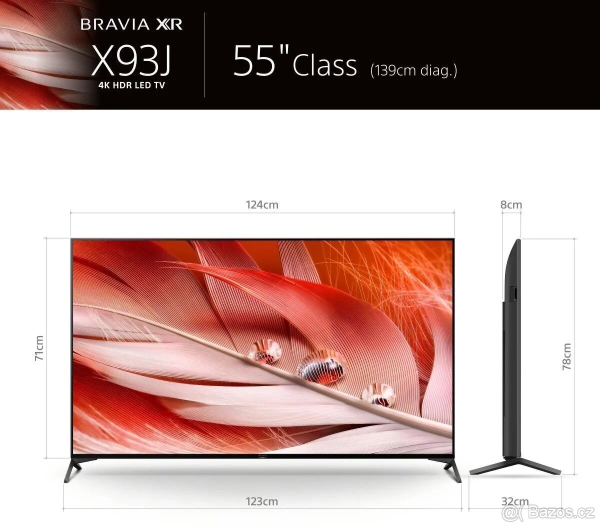 Sony Bravia XR-55X93J, SMART ANDROID LED, 139cm, 4K Ultra HD - 2