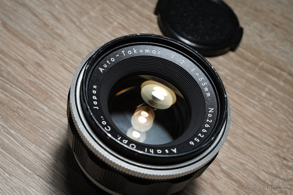 Objektiv Auto Takumar Asahi Optics 55mm f/2 - 2