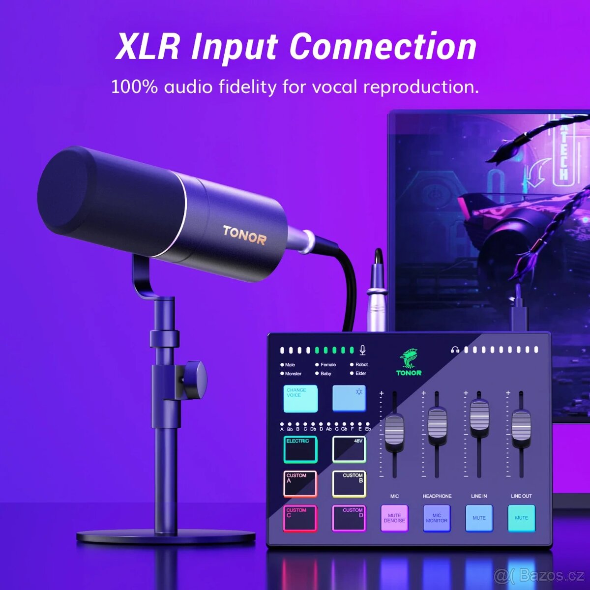 TONOR TX310, RGB audio mixér - 2