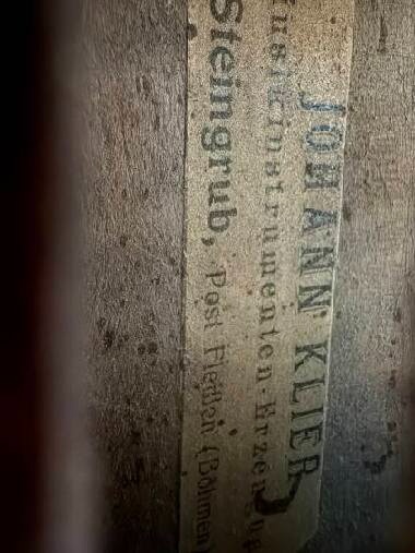 Staré housle Johann Klier - 2