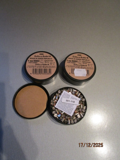 Náboje flobert 4mm - 2