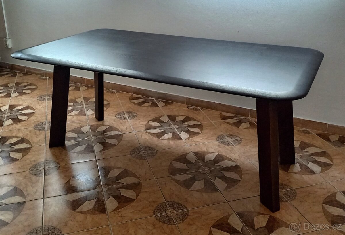 dřevěný jídelní stůl 100x180cm - 2
