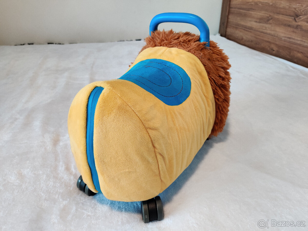 FUNNY WHEELS Rider Ride-On lvíček plyšový lev - 2