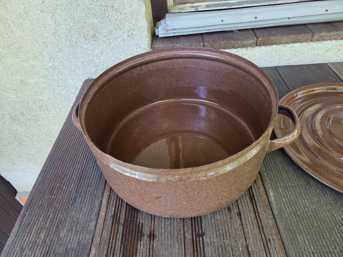 Hrnec na guláš desetilitrový smaltovaný - 2