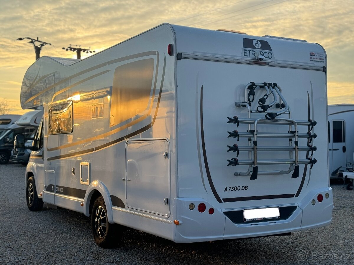 Etrusco A 7300 DB Alkovna Fiat 6-miest Klima, Markiza, XZENT - 2