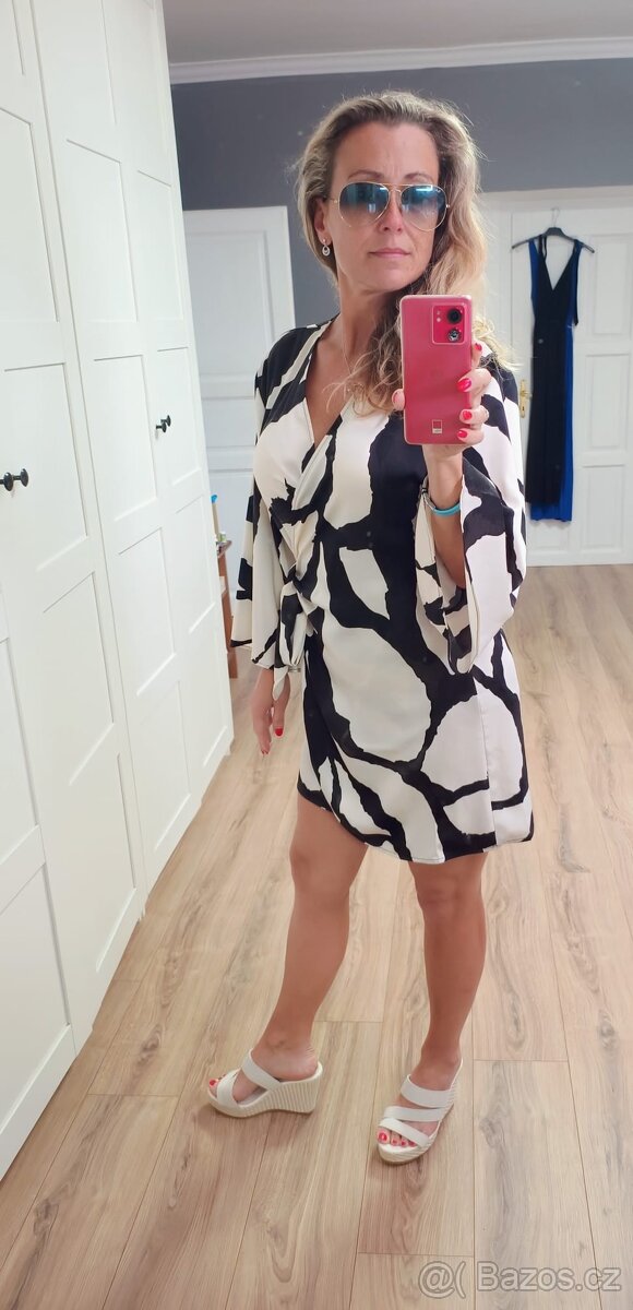 Nové zavinovací šaty S/M H & M - 2