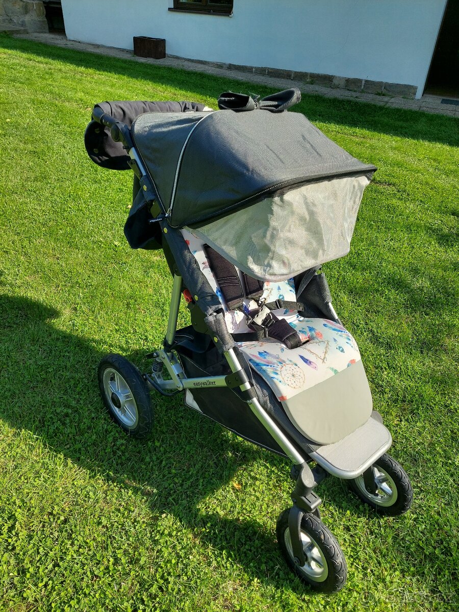 Kočárek Easywalker QTRO - Silver Platinum - 2