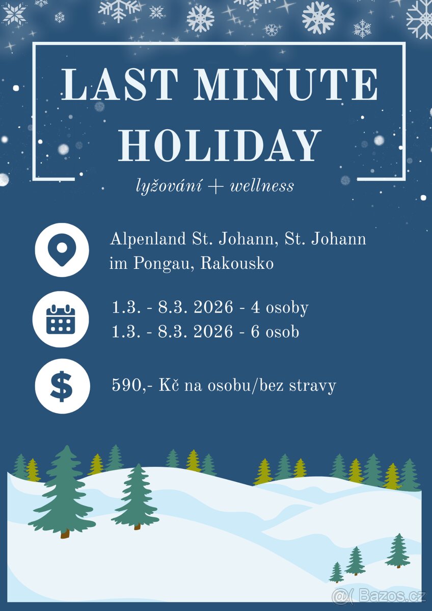 Last minute - Rakousko 1.3.- 8.3..2026 - 2