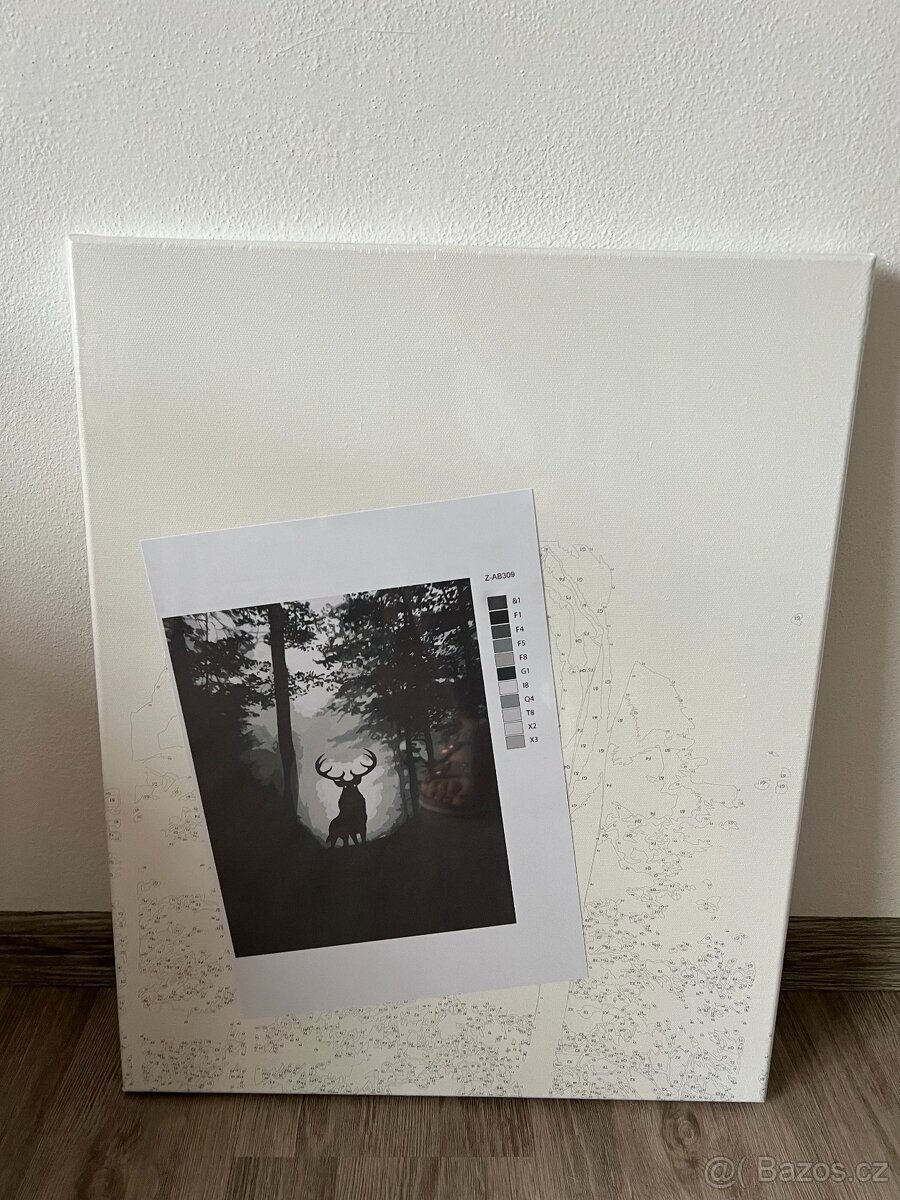 Obraz Jelen Namaluj si sám - 2