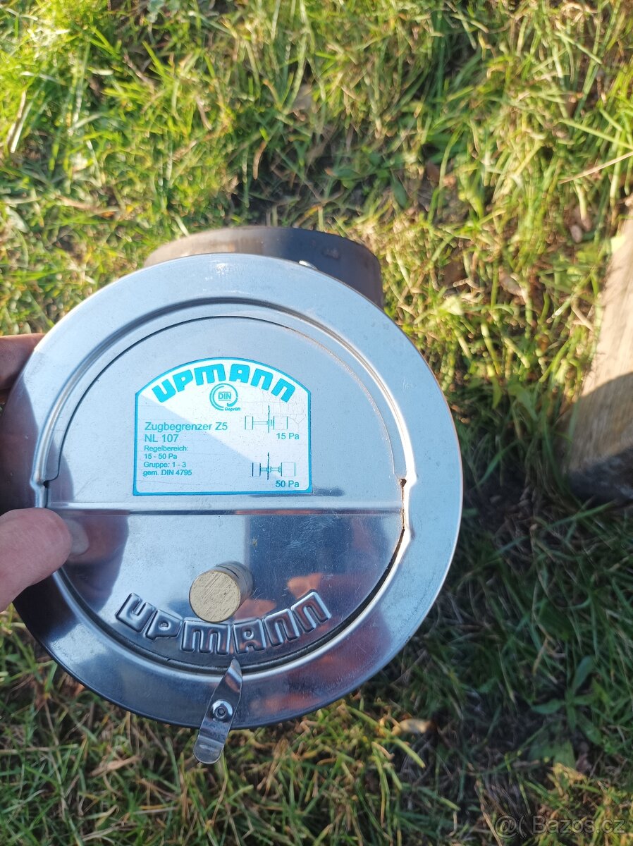 Regulátor komínového tahu 180 mm - 2