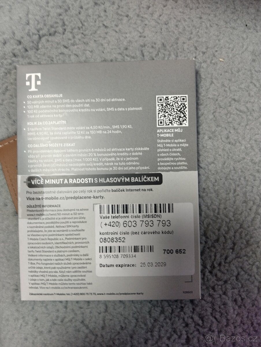 Prodám SIM kartu - 2