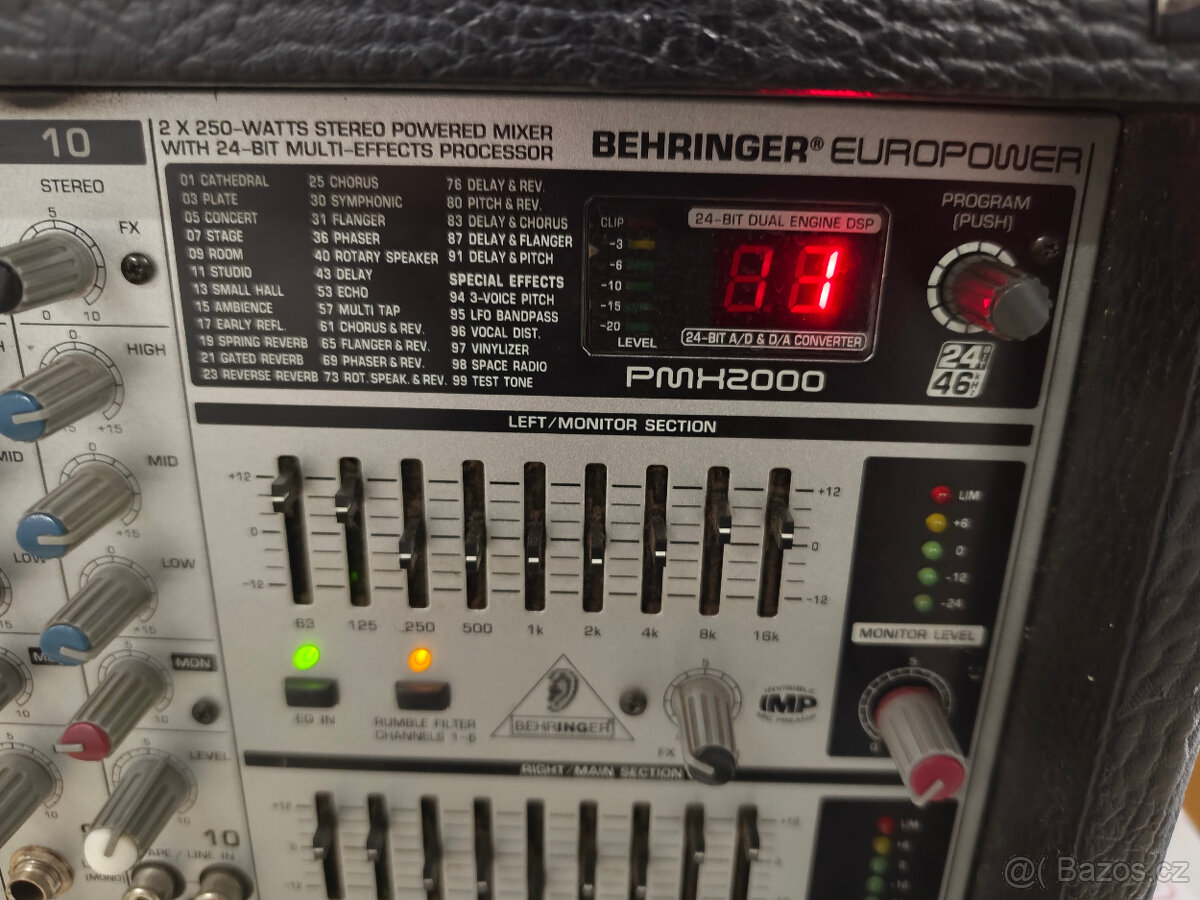 Behringer PMX2000 EuroPower mixpult - 2