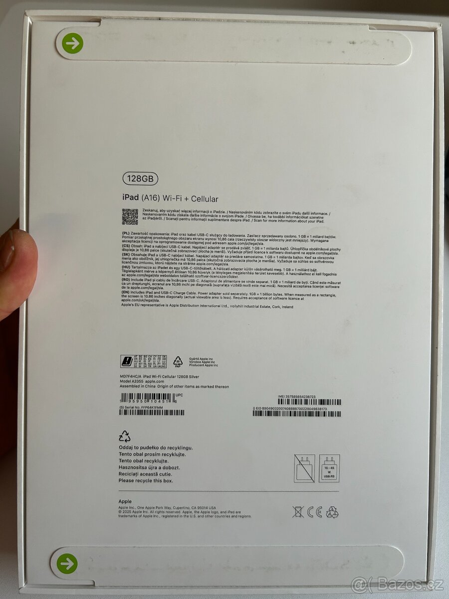 Nový tablet Apple iPad 11" 128 Gb - 2