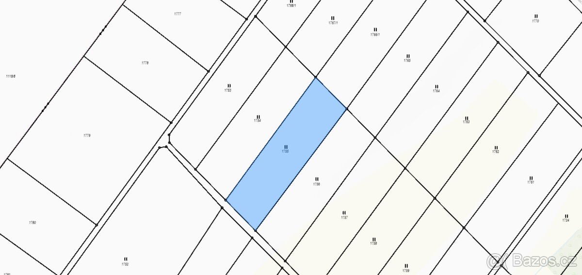 Prodej pole 991 m² - 2