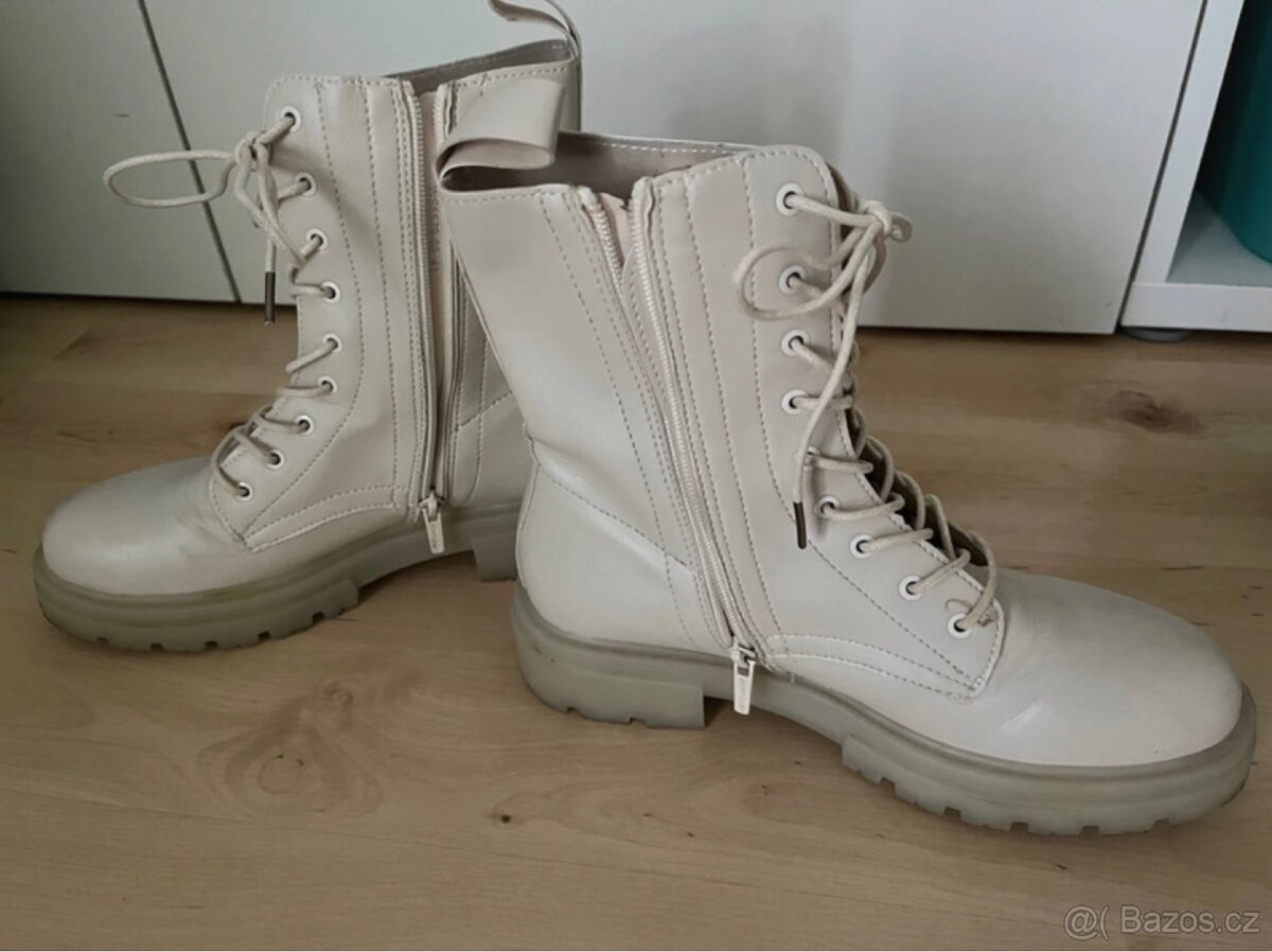 Boty 41 CCC šněrovací na zip kotníkové - 2