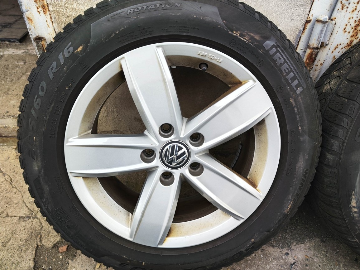 16"zimní alu sada Corvara 5x112 origo Touran 3 Golf 7 Caddy - 2