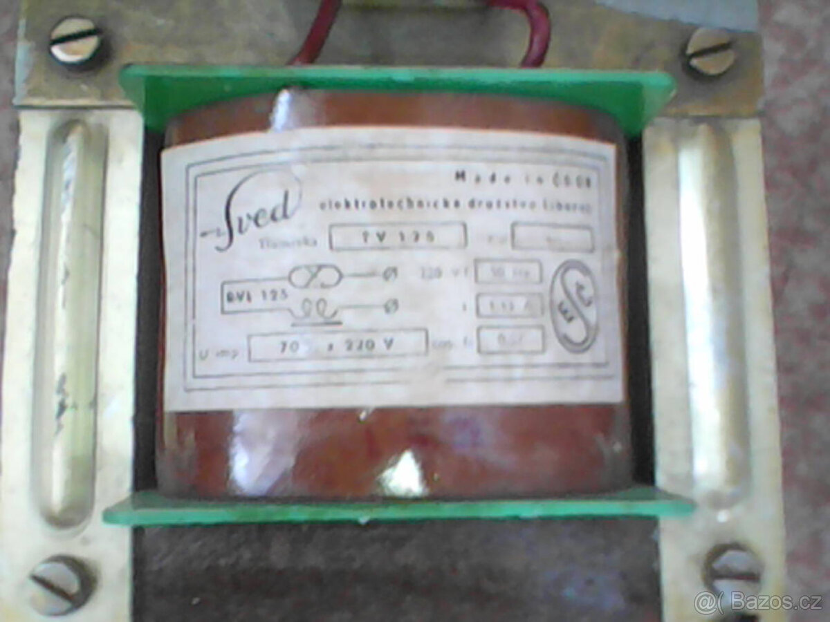 trafo 220/9v +tlumivka - 2