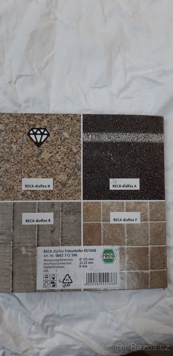 Diamantový řezný kotouč Reca - 2