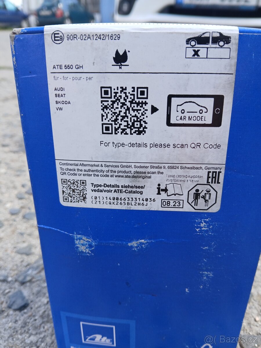 Keramické brzdové desky přední ATE LD7122 - 2